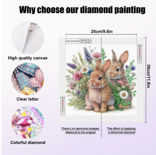 Preview: Diamond Painting Osterbild
